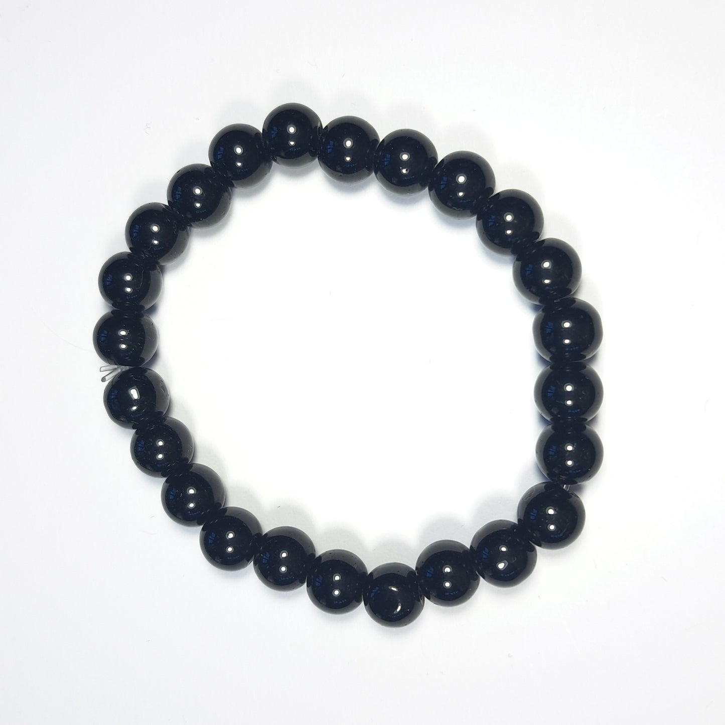 Obsidiaan edelsteen armband